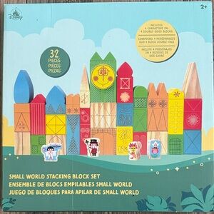 Disney Small World Building Blocks - Red, Blue, Yellow, Green